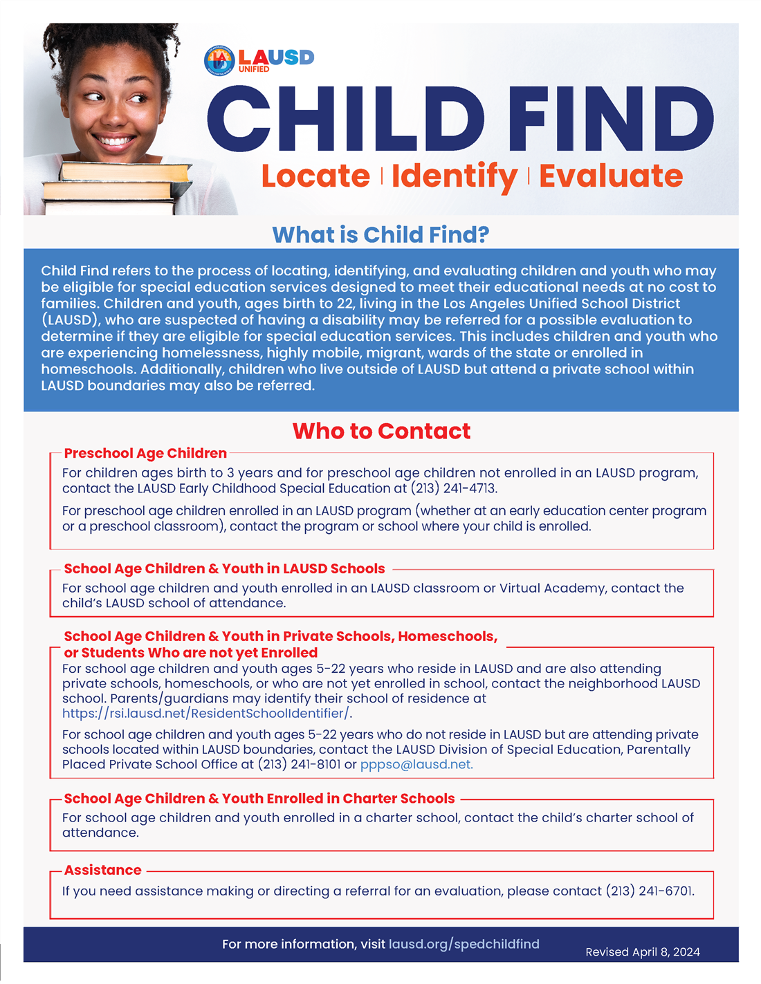 New special education division learn more child find